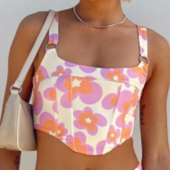 Princess Polly Tops - Princess polly flower child corset